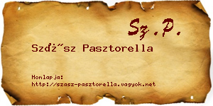 Szász Pasztorella névjegykártya